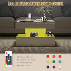 HedoAjim Small White Led Coffee Table - Image 3