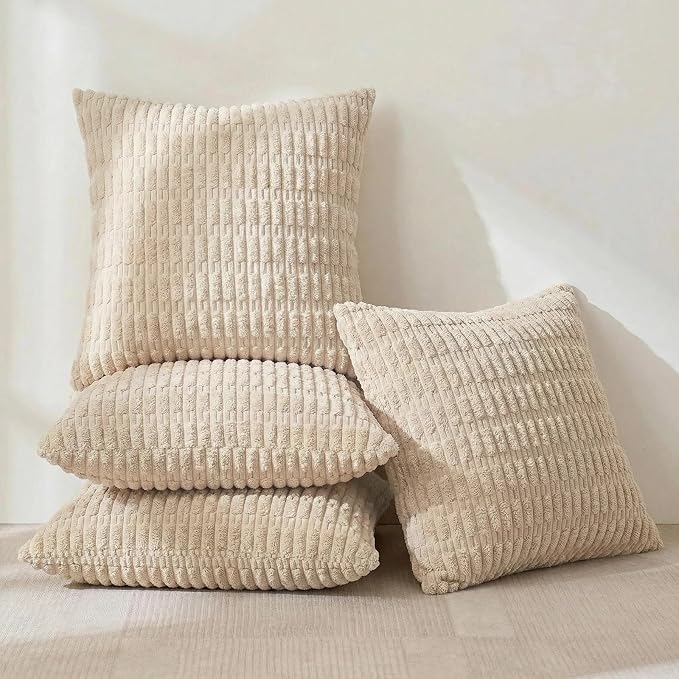Fancy Homi 4 Packs Decorative Throw Pillow Covers - Image 2