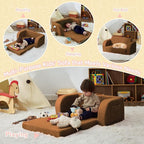 Toddler Couch, 2-in-1 Toddler Chairs Comfy 1-3 Years Old, Toddler Chair - Image 6