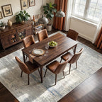 Neutral Washable Rugs 9x12 Area Rugs - Image 8