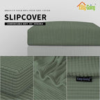 Easy-Going Stretch 1 Piece Loveseat Couch Cushion Cover - Image 6