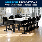 Flash Furniture Billie Student Desk - Image 7