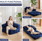 MAXYOYO Folding Sofa Bed, L-Shaped Convertible Sofa Bed - Image 3