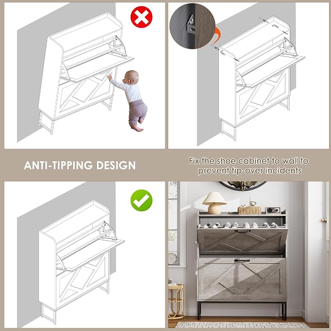 Nicetree Shoe Storage Cabinet - Image 9