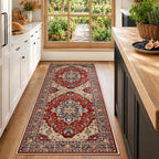 RELEANY Washable Area Rug, Runner 2'x6', Water Repellent, Pet Friendly by RELEANY