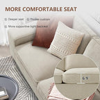 99" Convertible Sleeper Sofa Bed, L Shaped - Image 7
