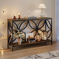 GiftGo Narrow Sofa Table 47.2 Inch, Industrial Sofa Table Behind Couch by GiftGoDirect