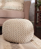 REDEARTH Round Pouf Ottoman - Image 9