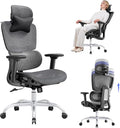 Ergonomic Office Chair with 3D Headrest, Computer Chair with Adjustable by LarkLeavesOfficial