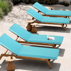 Chaise Lounge Cushion Outdoor, Waterproof and Stain-Resistant Lounge Deck - Image 2