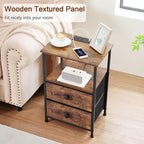 LOAKEKEL Night Stand Set 2, Nightstand - Image 8