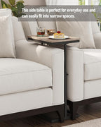TUTOTAK End Table, Side Table, Tall Couch Table, Sofa Table, Living Room - Image 3