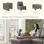 SITJOY Faux Leather Living Room Chair - Image 5
