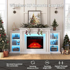 72" LED Lights Electric Fireplace - Image 3
