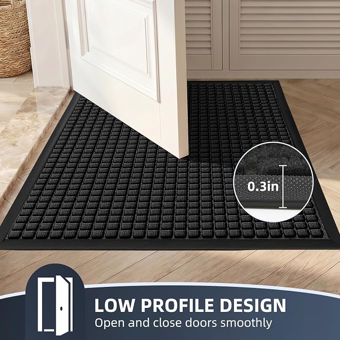Front Door Mat Outside Entrance, Heavy Duty Waterproof Doormat | 29.5"x17" - Image 7