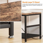 VECELO TV Stand with Power Outlets - Image 7