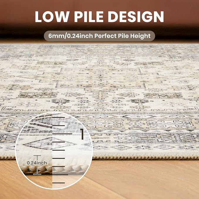 2x5 Rug Runners for Hallways Non Slip, Kitchen Rugs, Nursery Room, Soft Runner - Image 7