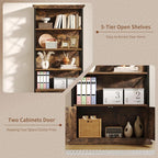 GOLDDAY 5-Tier Tall Bookcase - Image 4