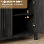 Fatmok Fluted Buffet Cabinet - Image 3