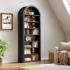 LITTLE TREE 8-Tier Bookcase, 78.7" Tall Bookshelf - Image 4