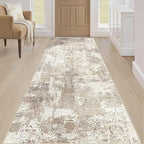 LOONGRUG Runner Rug 2x10 Washable Non-Slip Kitchen Neutral Modern Rug | - Image 4