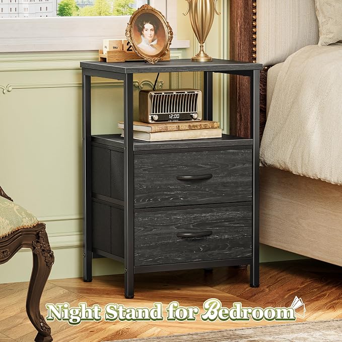 Huuger Night Stand Set of 2, Nightstand - Image 4