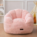MAXYOYO Kids Bean Bag Chair, Floral Shaped Bean Bag Sofa, Plush Faux Fur by MAXYOYO