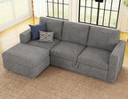 Belffin Modular Sectional Sleeper Sofa - Image 4