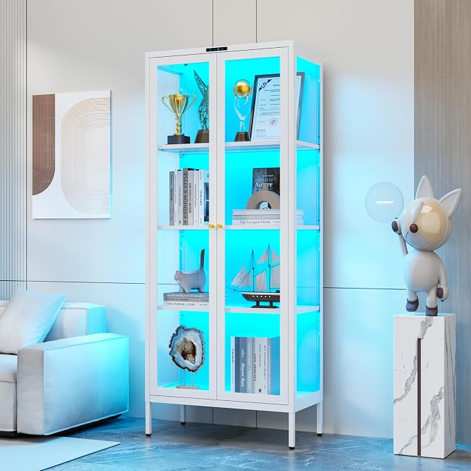 Polup Glass Display Cabinet - Image 3