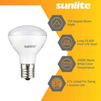 Sunlite LED R14 Mini Flood Light Bulbs, 4 Watts, 250 Lumens, Intermediate Base - Image 3