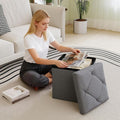 15'' W Storage Ottoman Bench, Folding Storage Bench Ottoman, by Unknown