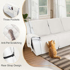 HDCAXKJ 100% Waterproof Reclining Sectional Couch Covers L Shape Recliner Sofa - Image 5