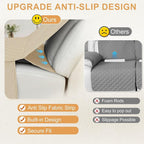 HDCAXKJ Reclining Sectional Couch Covers L Shape Recliner Sofa Middle Console - Image 3