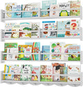 34Inch Nursery Bookshelves, Wall Floating Shelf Kids Coat Rack by Unknown
