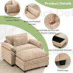 Oprisen 53" Modular Sectional Sofa, Comfy Cloud Couch Sectional Sofa - Image 6