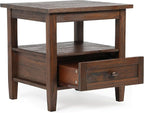 SIMPLIHOME Warm Shaker Solid Wood 20 inch Wide Transitional-Style End Tables in - Image 2