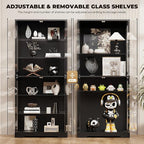 BROTTAR Display Cabinet with Glass Door, 6-Tier 71" Curio Cabinet with 3 Color - Image 4