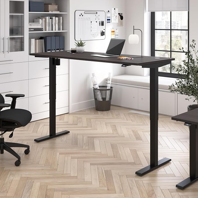 Bush Business Furniture 72-inch Electric Height Adjustable Standing Desk - Image 2