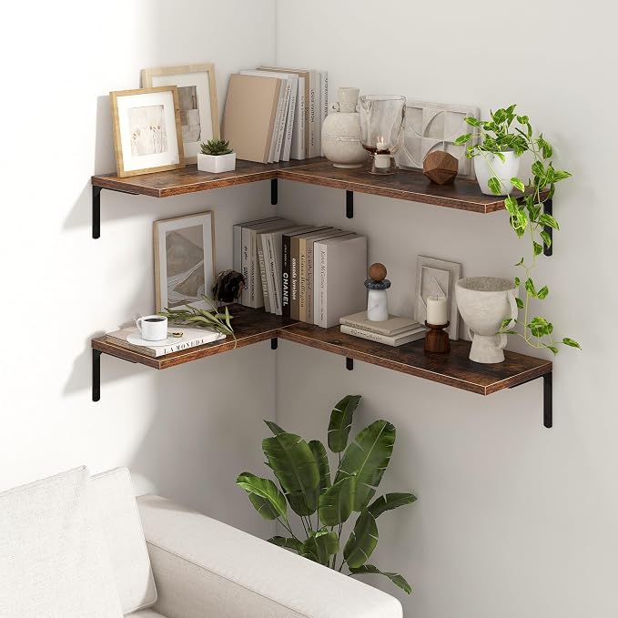 Fun Memories Deep Floating Shelves, 24W x 8D Floating Shelves Set of 2 - Image 6