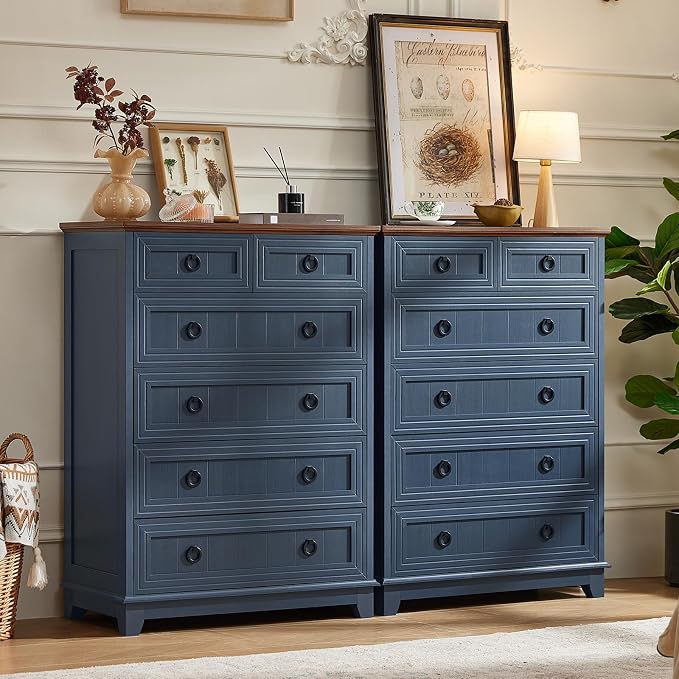 Joaxswe Farmhouse 6 Drawer Dresser by Joaxswe
