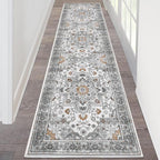 HEBE Hallway Runner Rug 2'x8', Washable Non Slip Kitchen Rug Runner | Soft Boho by HEBE