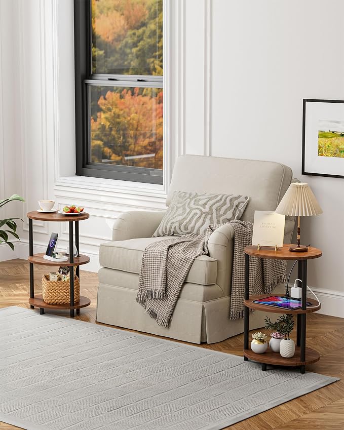 Small Round Side Table - Image 8
