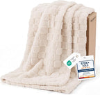 Bedsure GentleSoft Cream Throw Blanket by Unknown