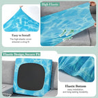 8Pcs Patio Cushion Covers Stretch Outdoor Furniture Protector Slipcovers | - Image 5