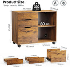 DUMOS Rolling File Cabinet - Image 2