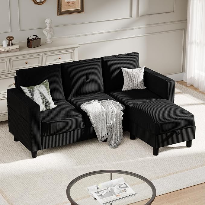 SUNLEI Convertible Sectional Couch Sofa - Image 8