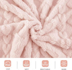 Aganear Fleece Throw Blanket for Couch Sofa 60"x80" Pink | Lightweight Fuzzy - Image 8