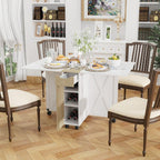 3imothrix Folding Dining Table, Small Dining Table, Space Saving Dining Table - Image 3