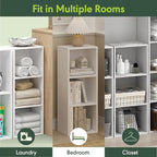 Furinno LUDER Book Shelf, 3-Cube Bookshelf, Bookcase - Image 7
