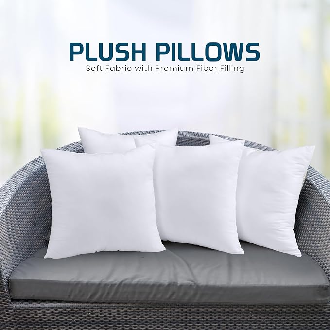 Utopia Bedding Throw Pillows, Decorative 12x12 Pillow Inserts - Image 7